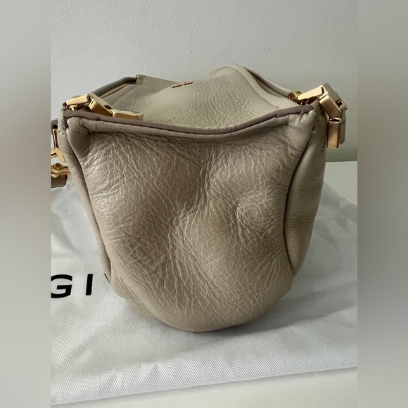 GIVENCHY Sugar Goatskin Leather Mini Pandora Crossbody Bag Handbag, Beige - Picture 7 of 14